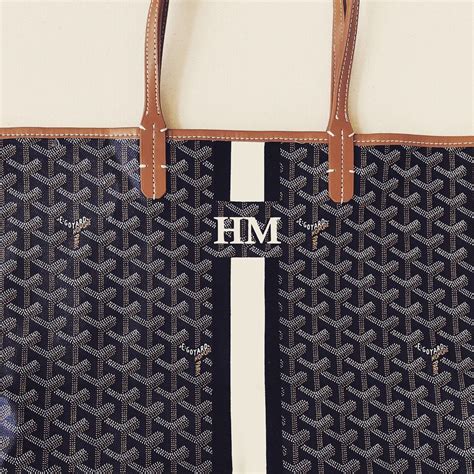 goyard vans etsy|cost of personalized Goyard tote.